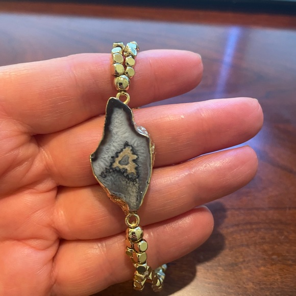 Park Lane Gold Tone Bracelet with  Precious Stone NWOT - Picture 2 of 2